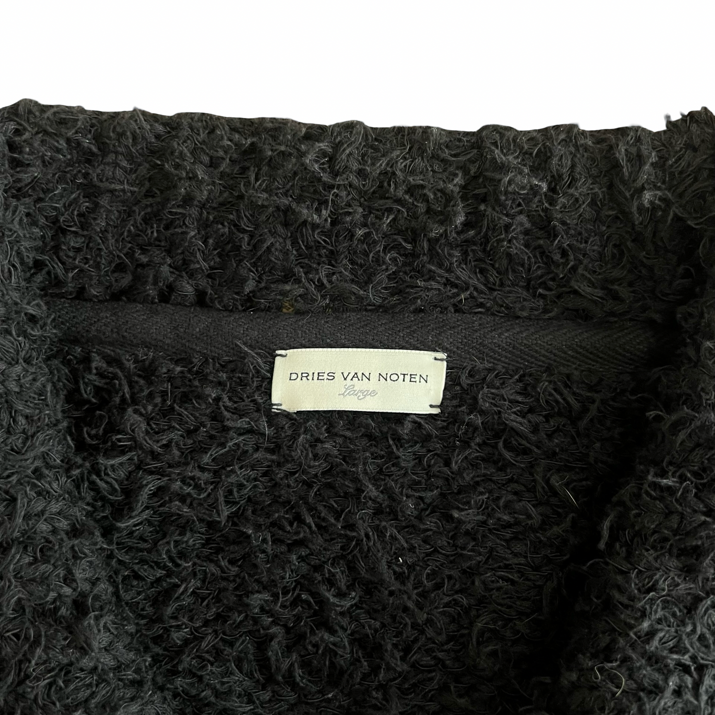 Dries Van Noten Fuzzy Trucker Jacket SZ