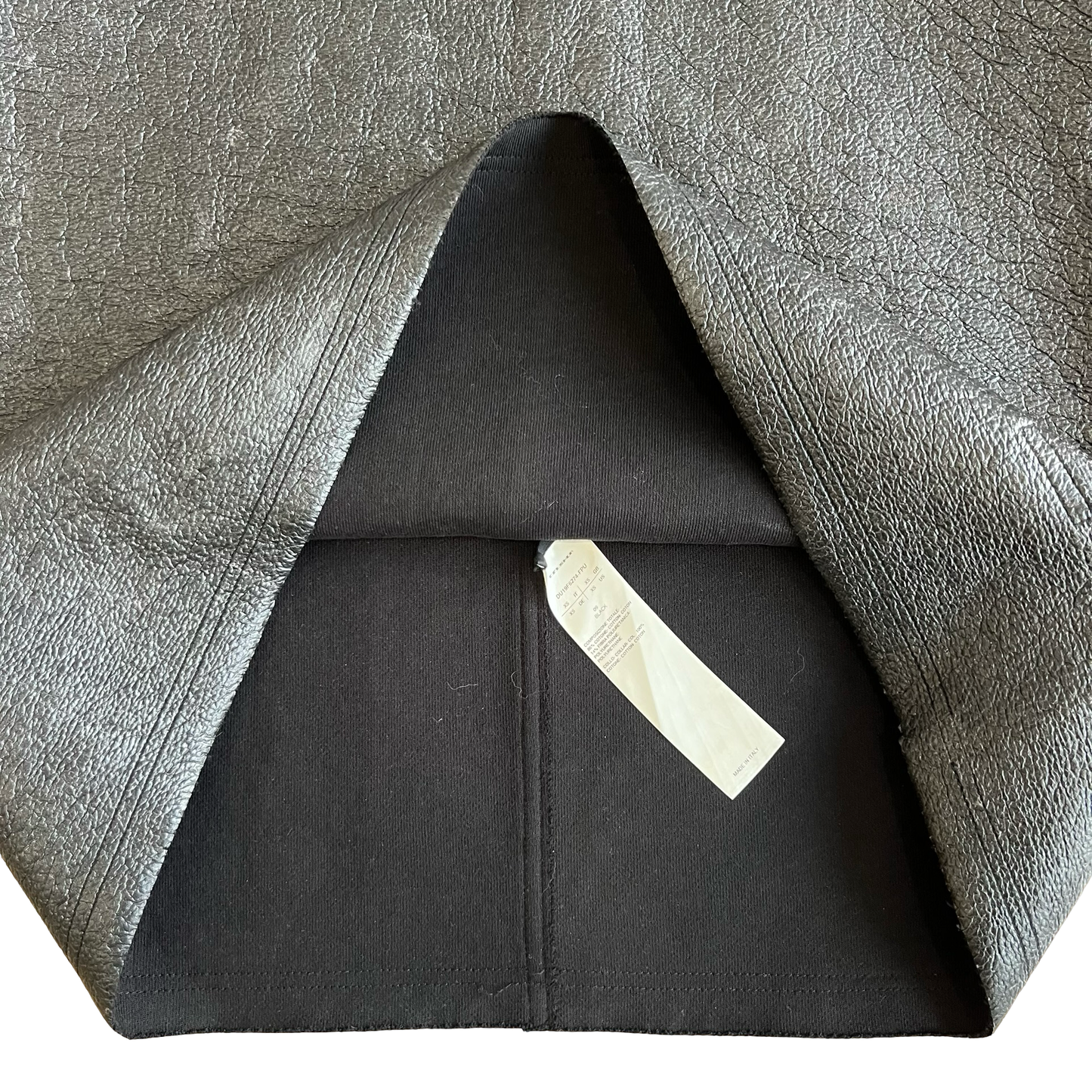 Rick Owens Coated Cotton Jumbo T-shirt SZ XS