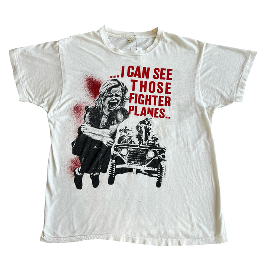 Vintage 80s U2 "Fighter Planes" T-Shirt SZ XL