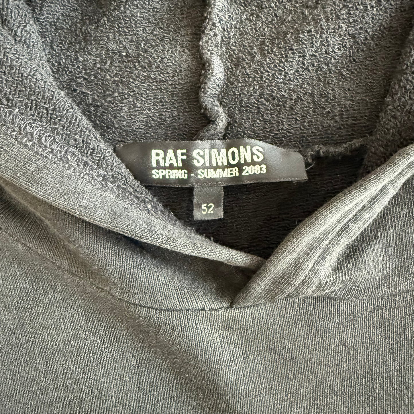 Raf Simons Blue ‘Penelope’ Hoodie SS03 SZ 52