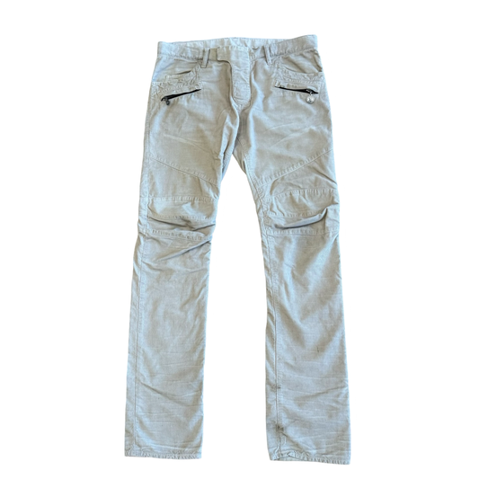 Balmain Decarnin Era Eagle Medallion Corduroys Sz 35