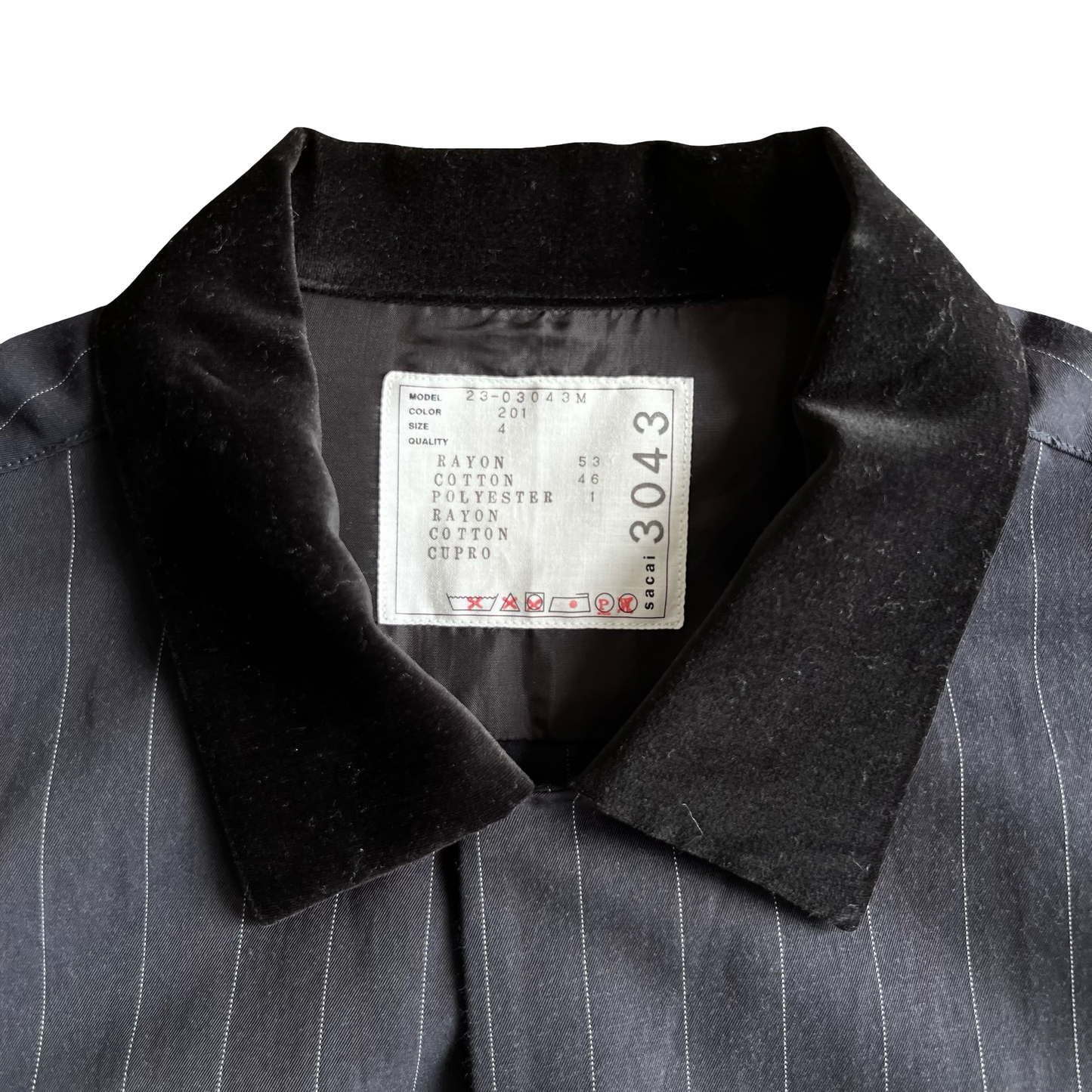 Sacai Bowling Shirt SZ 4