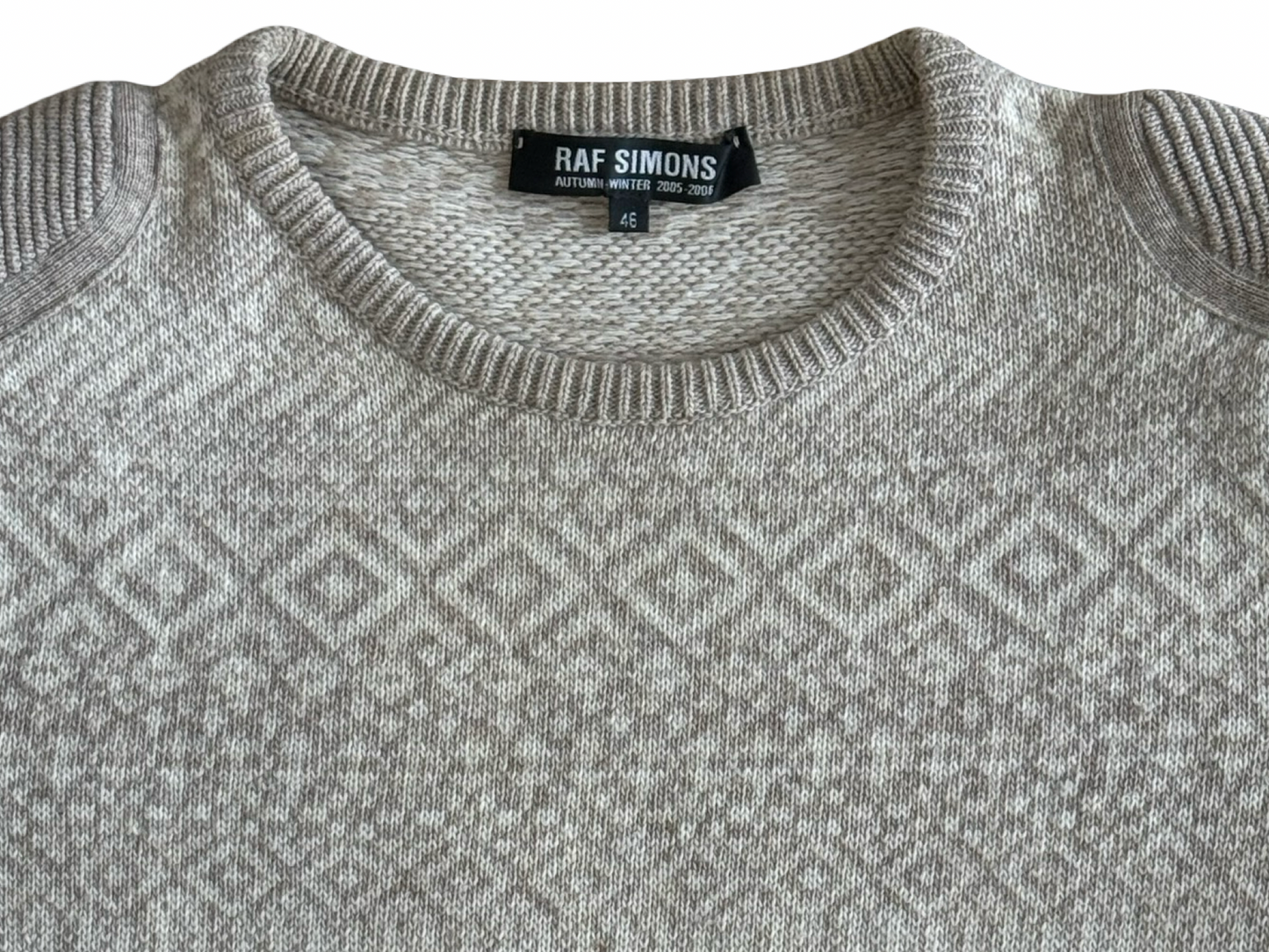 Raf Simons Padded Sweater AW05 Sz 46