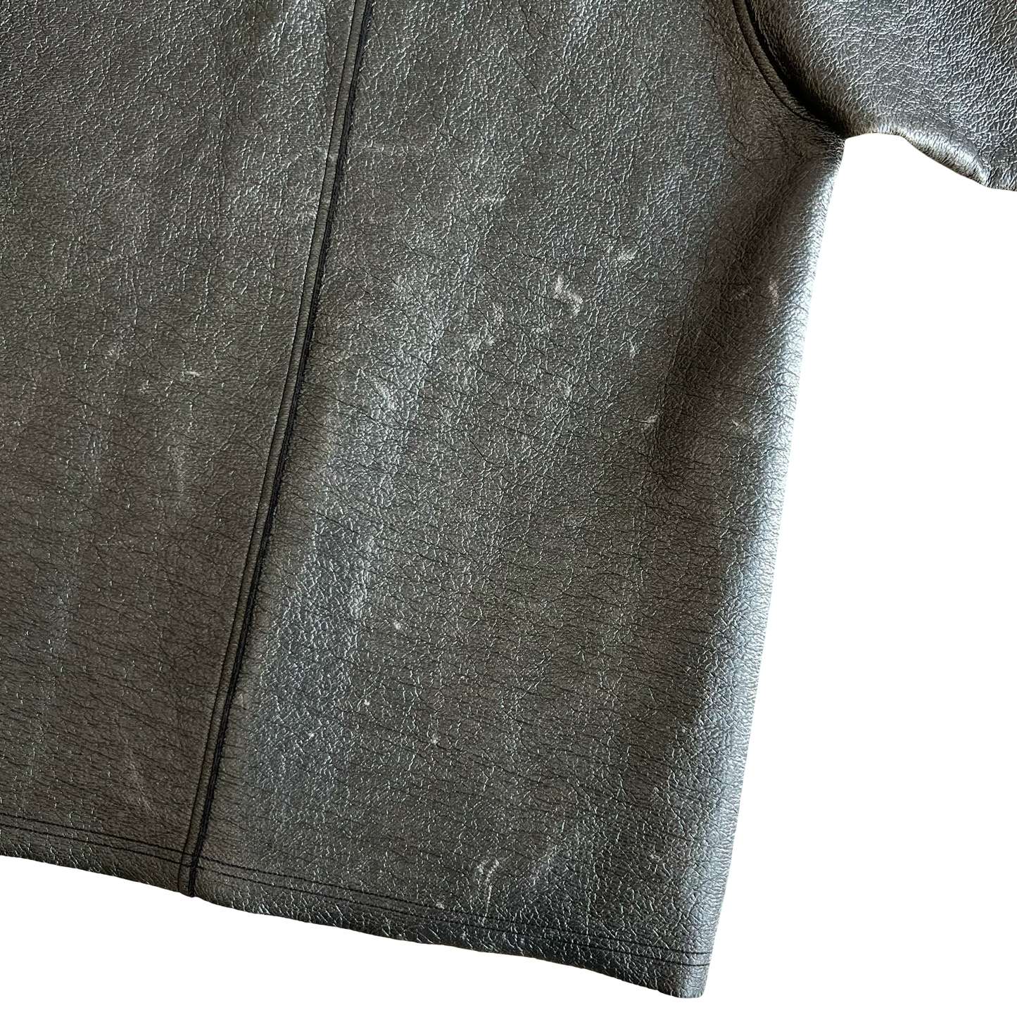 Rick Owens Coated Cotton Jumbo T-shirt SZ XS