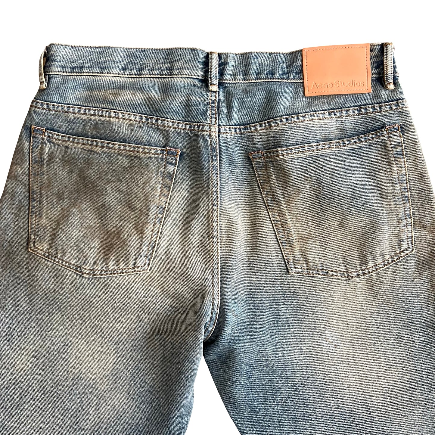 Acne Studios 2021 Distressed Mudwash Denim SZ 34