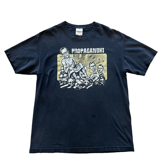 Vintage Propagandhi Punk Political Satire T-Shirt SZ L