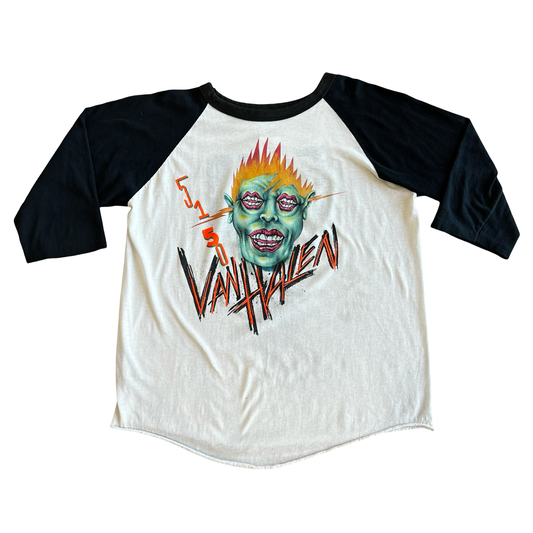 Vintage 80s Van Halen 5150 Raglan Shirt SZ L