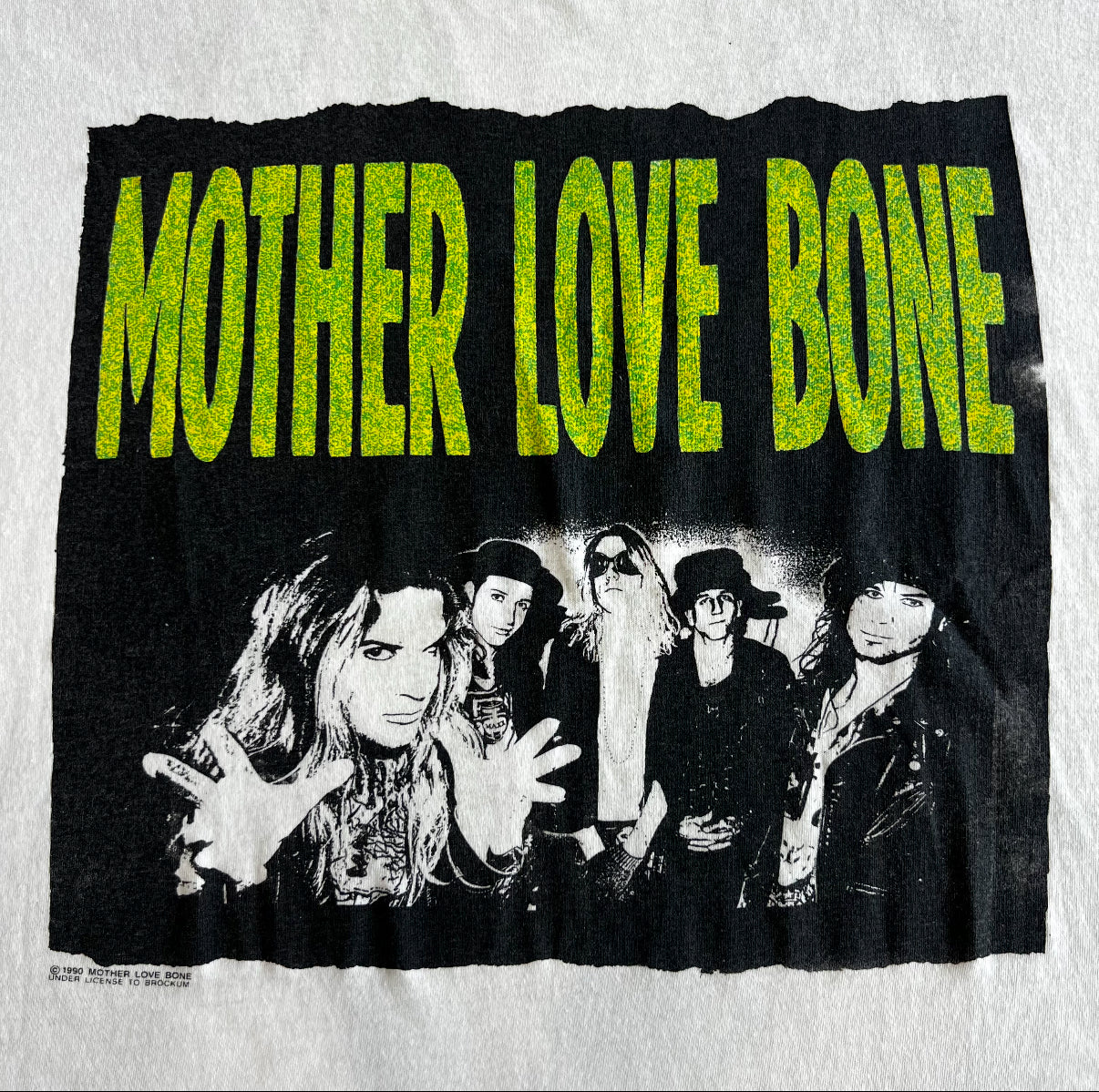 Vintage 90s Mother Love Bone "Half Ass" T-Shirt SZ XL