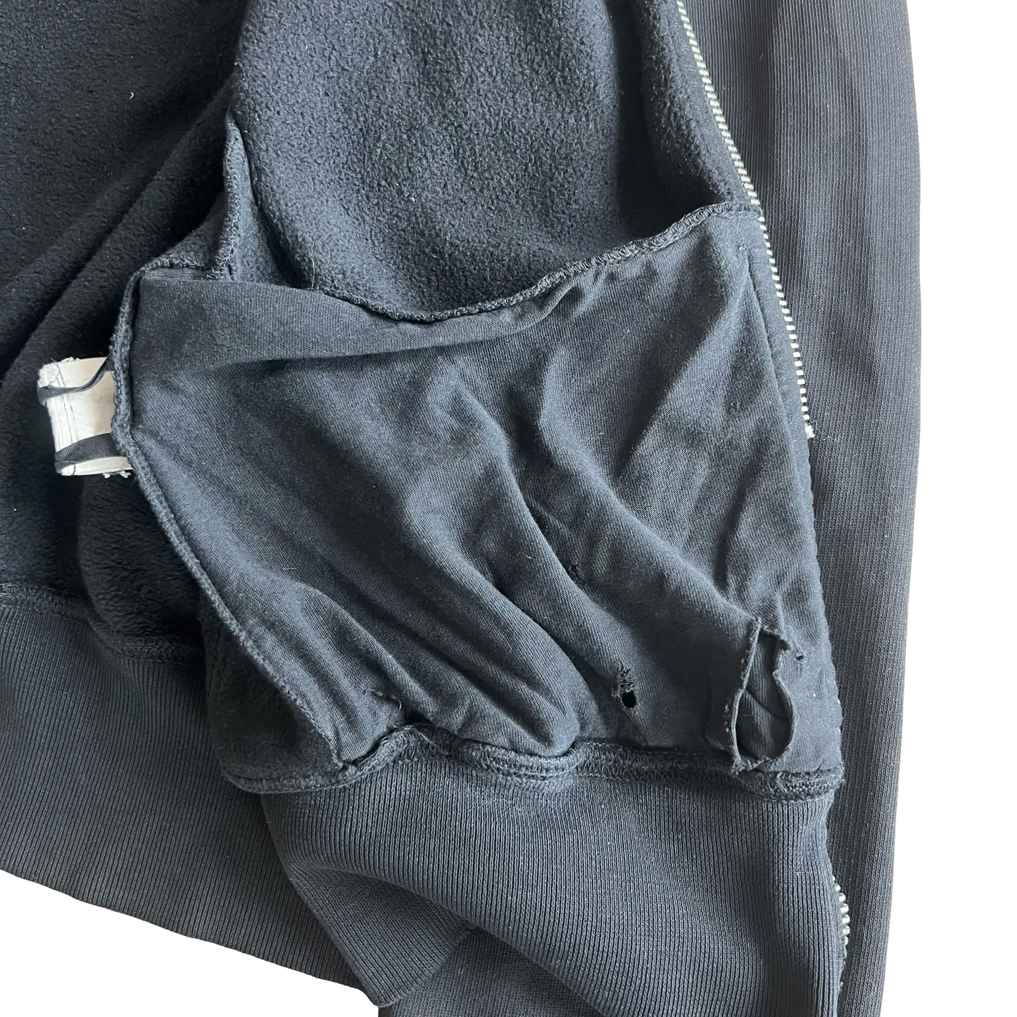Rick Owens Black Gimp Hoodie SZ XL
