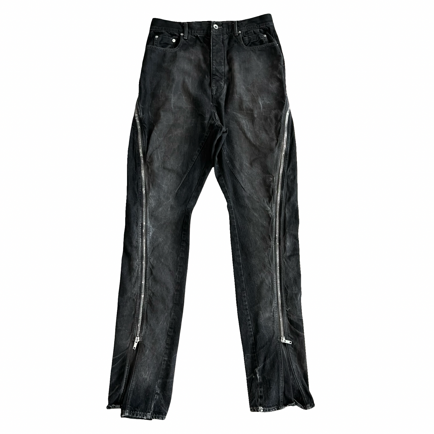 Rick Owens Dark Dust Banana Bolan Denim SZ 33