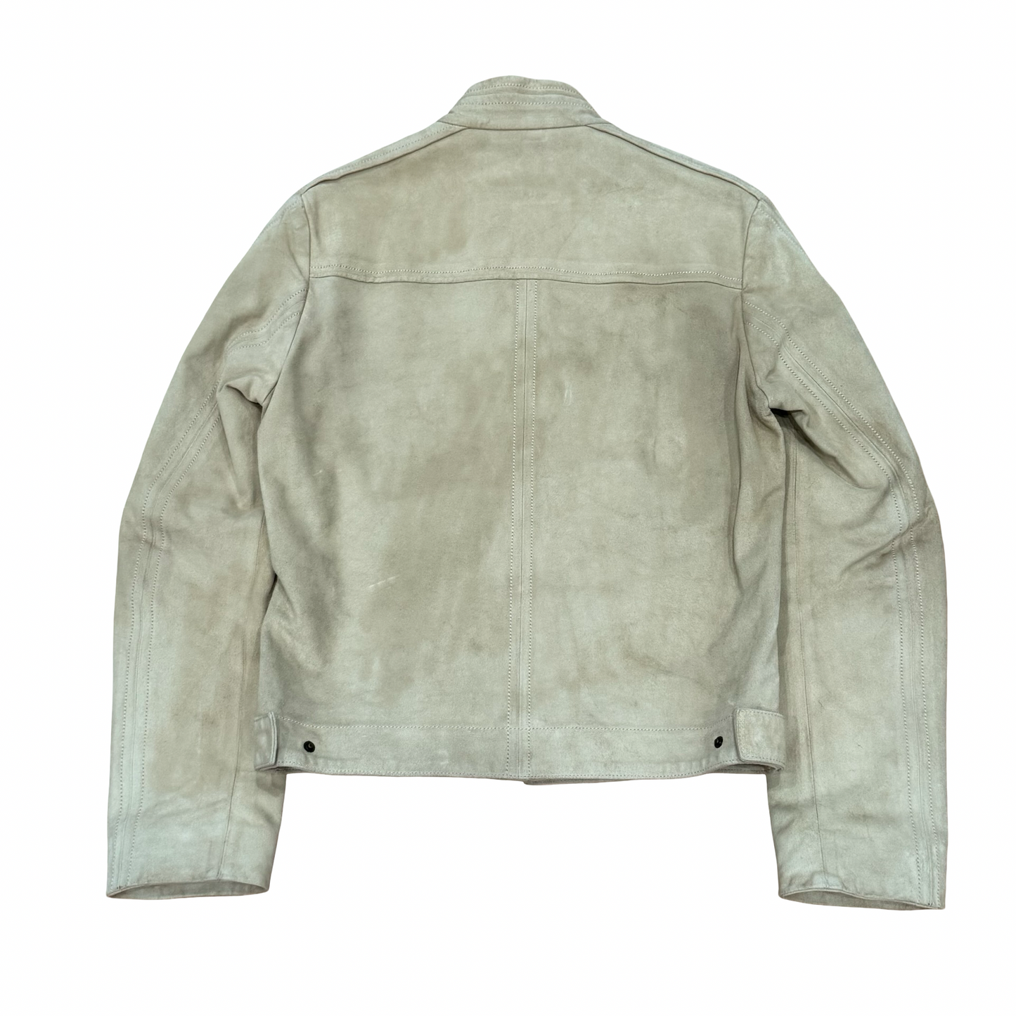 Gucci by Tom Ford Suede Biker Jacket SZ 46