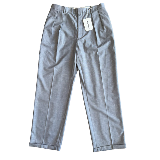 Acne Studios Dusty Blue Glitter Trousers SZ 54