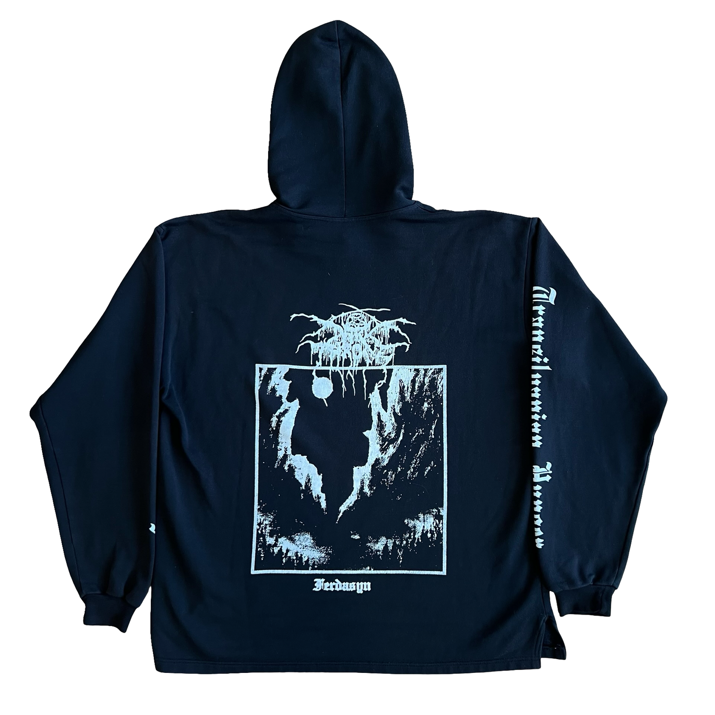 Vintage 90s Dark Throne “Transylvanian Hunger” Hoodie SZ XL