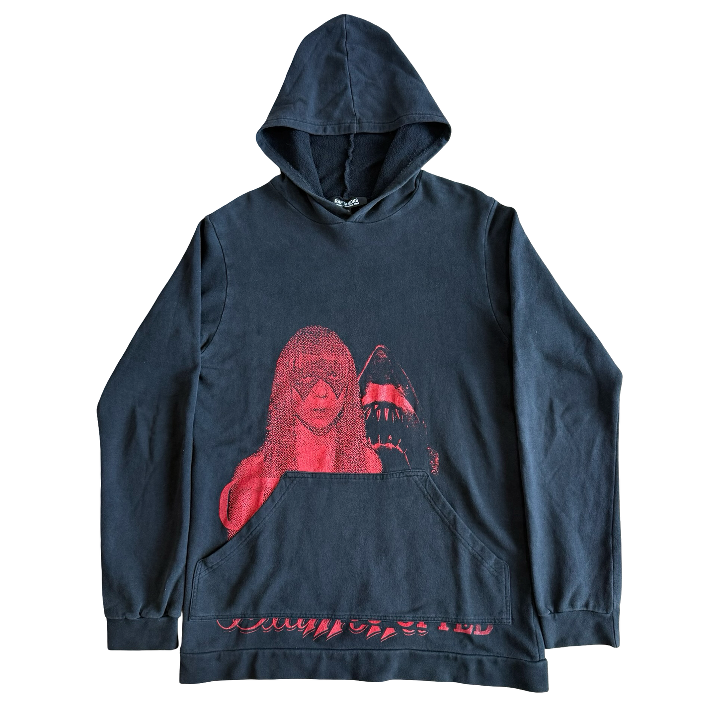 Raf Simons Red ‘Penelope’ Hoodie SS03 SZ 50