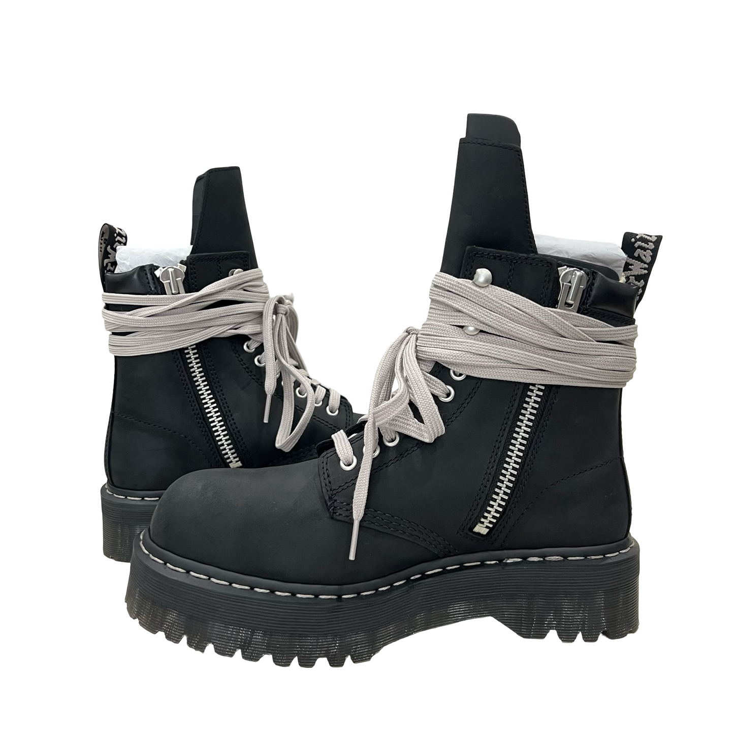 Rick Owens x Doc Martin Steel toed Quad 1460 SZ 41