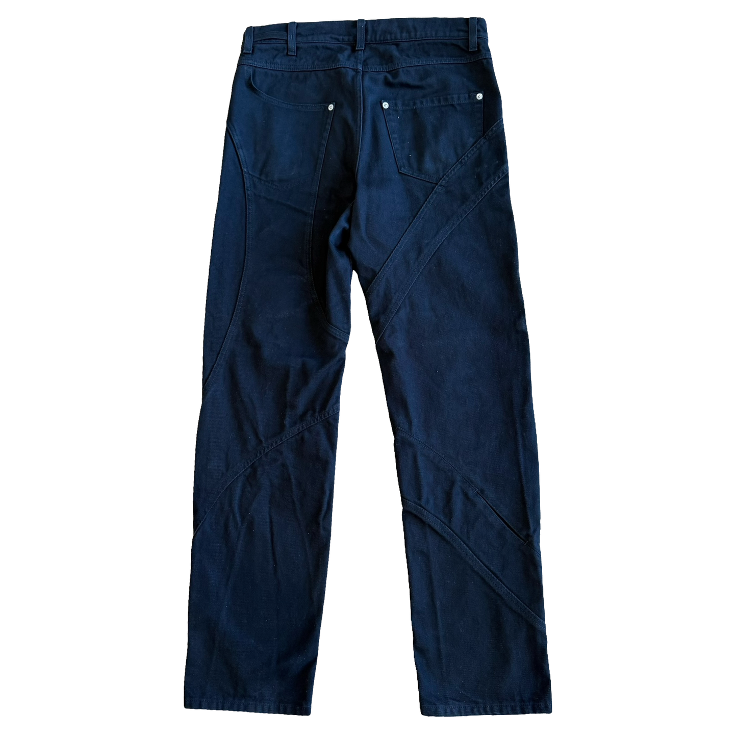 Heliot Emil Laser Cut/Paneled Denim SZ 50