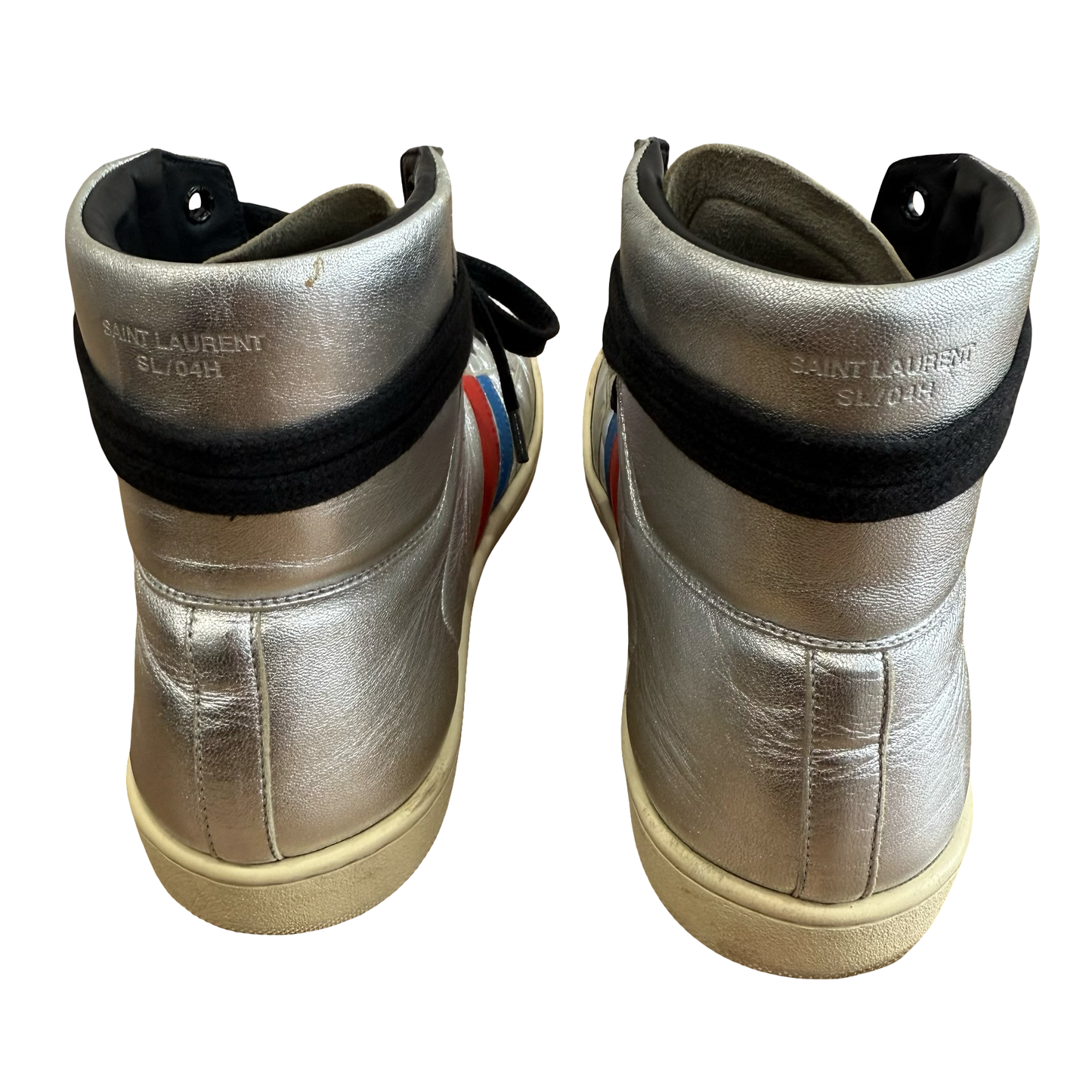 Saint Laurent SS14 SL04H Metallic Sneaker SZ 41.5