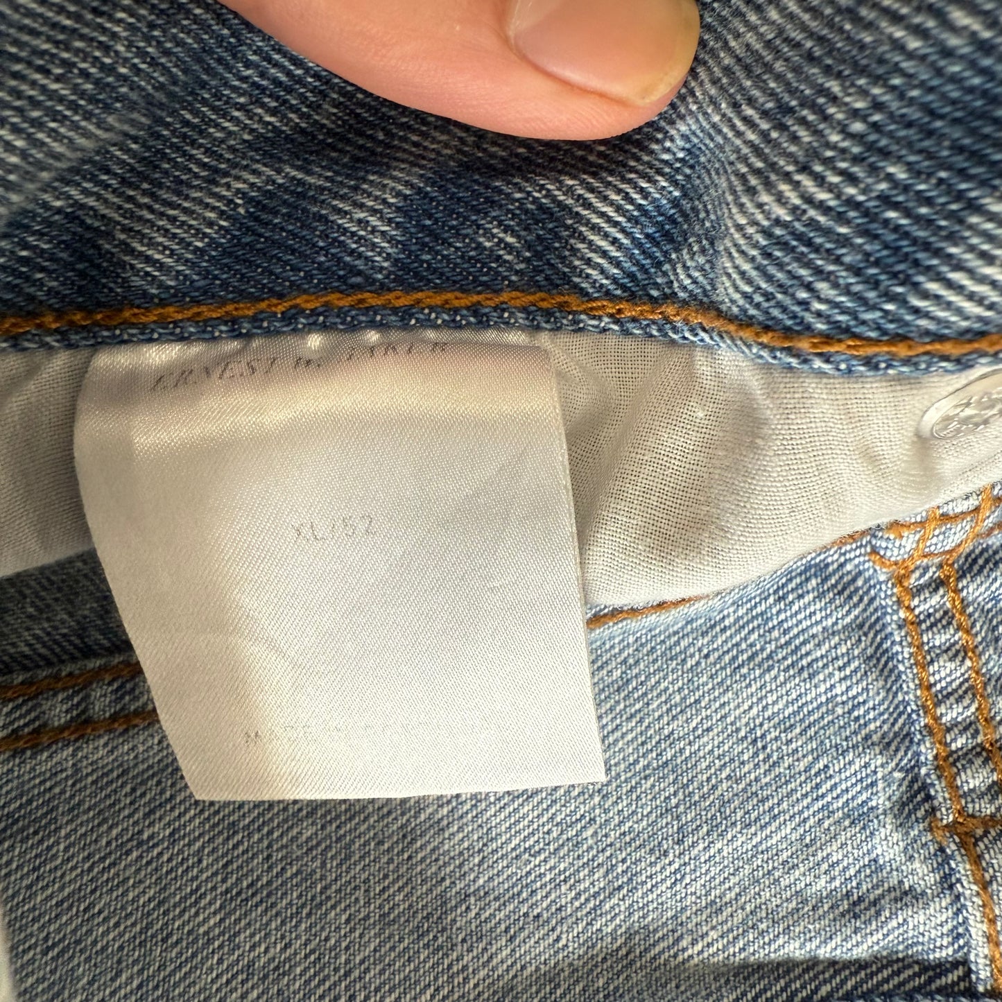 Ernest Baker Light Wash Denim SZ XL