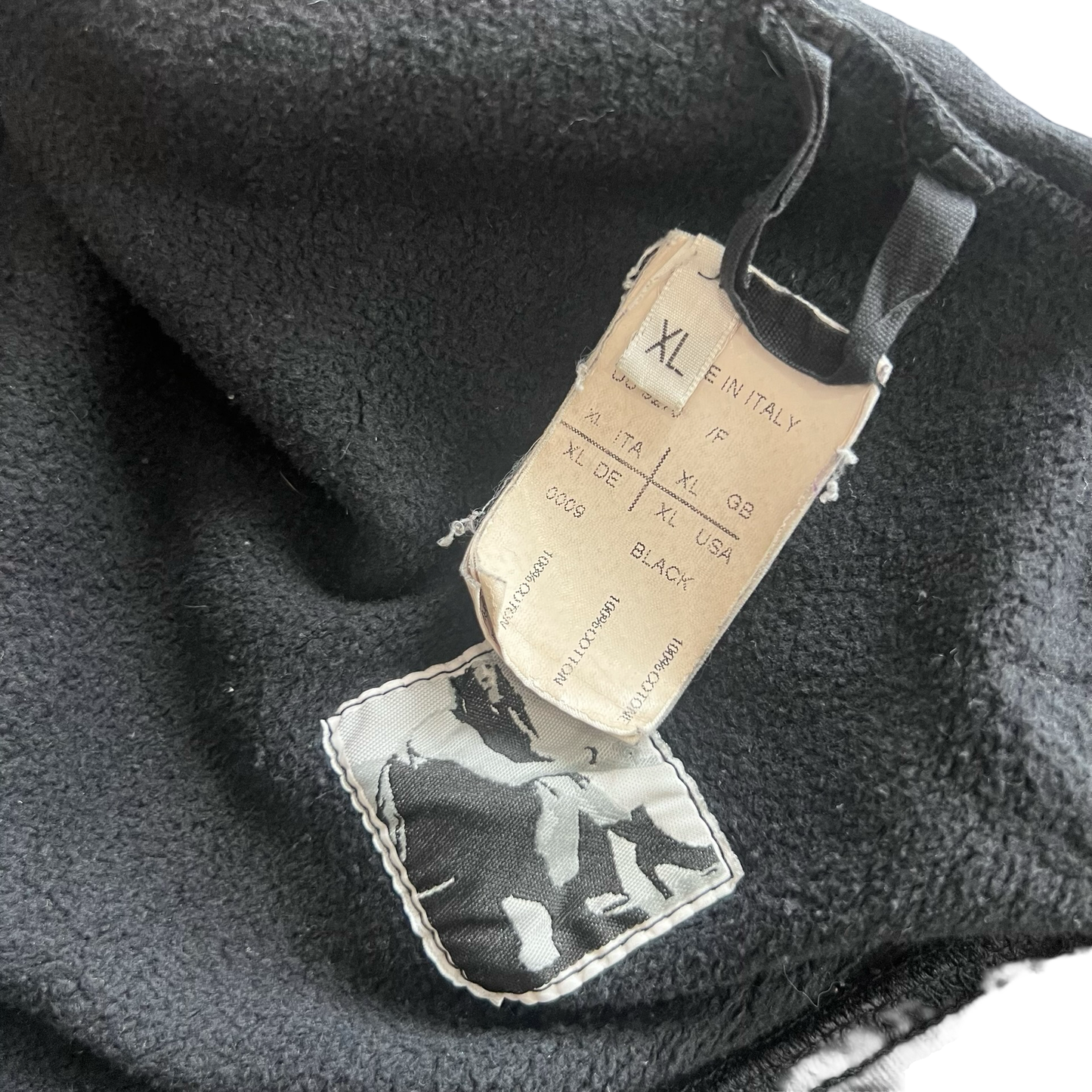 Rick Owens Black Gimp Hoodie SZ XL