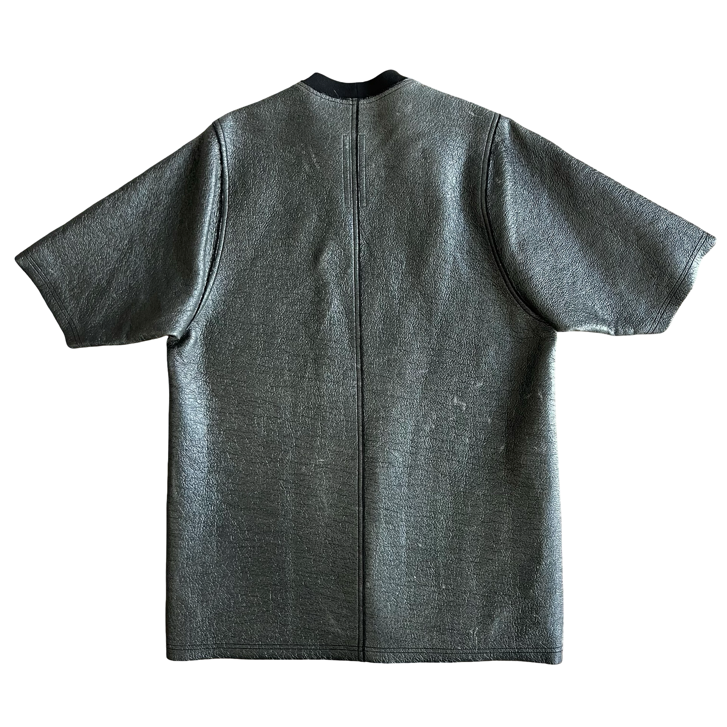Rick Owens Coated Cotton Jumbo T-shirt SZ XS