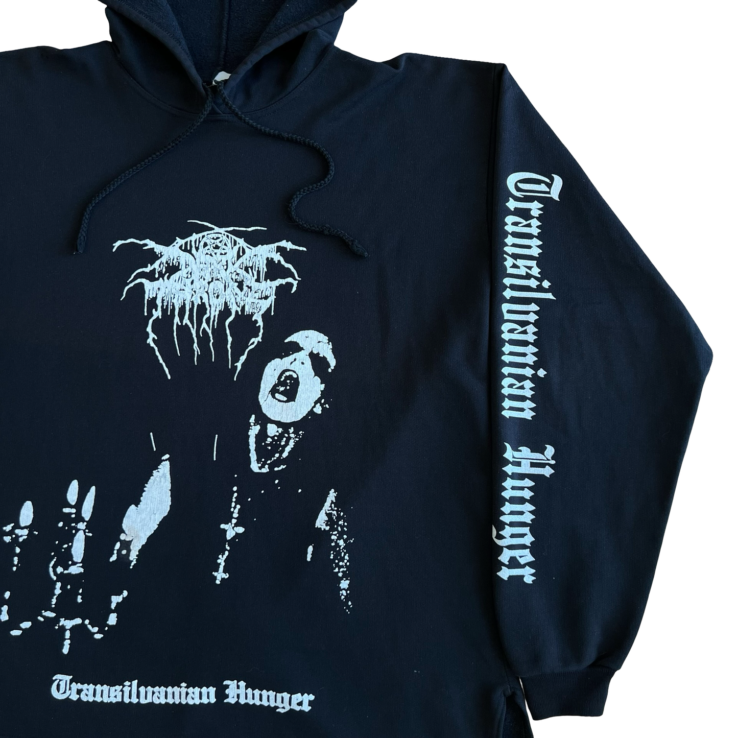 Vintage 90s Dark Throne “Transylvanian Hunger” Hoodie SZ XL