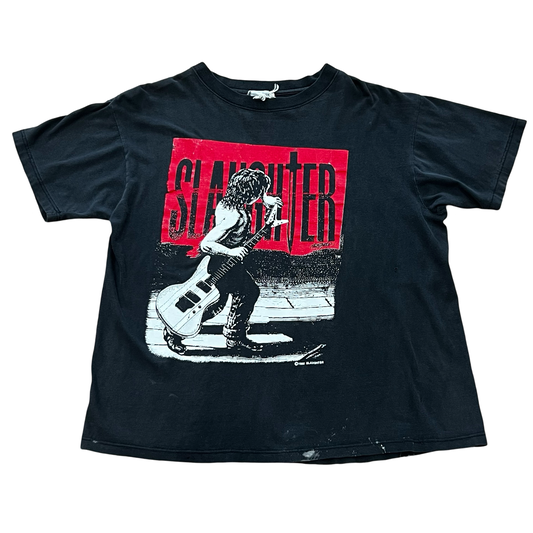 Vintage Slaughter The Wild Life Band T-Shirt SZ L
