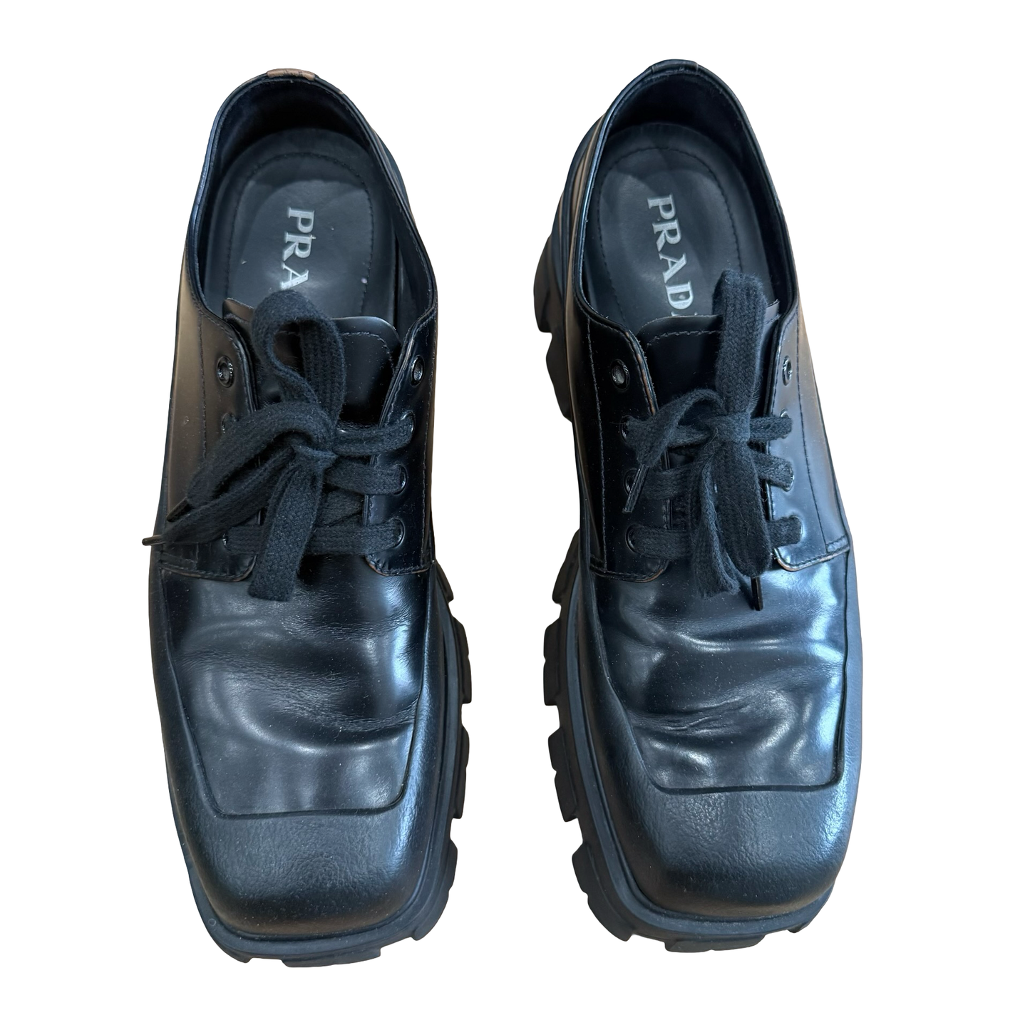 Prada Monolith Derbies SZ 8