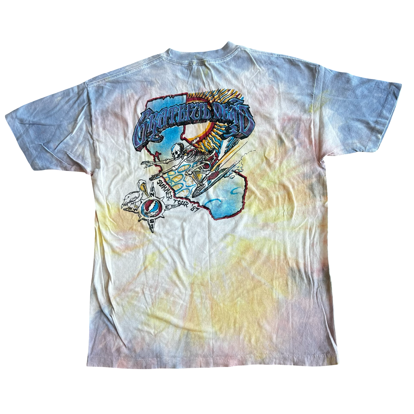 Vintage 80s Greatful Dead Summer Tour T-Shirt SZ L