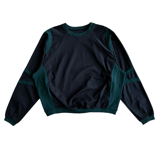 J.L - A.L Paneled Crewneck Sz Large