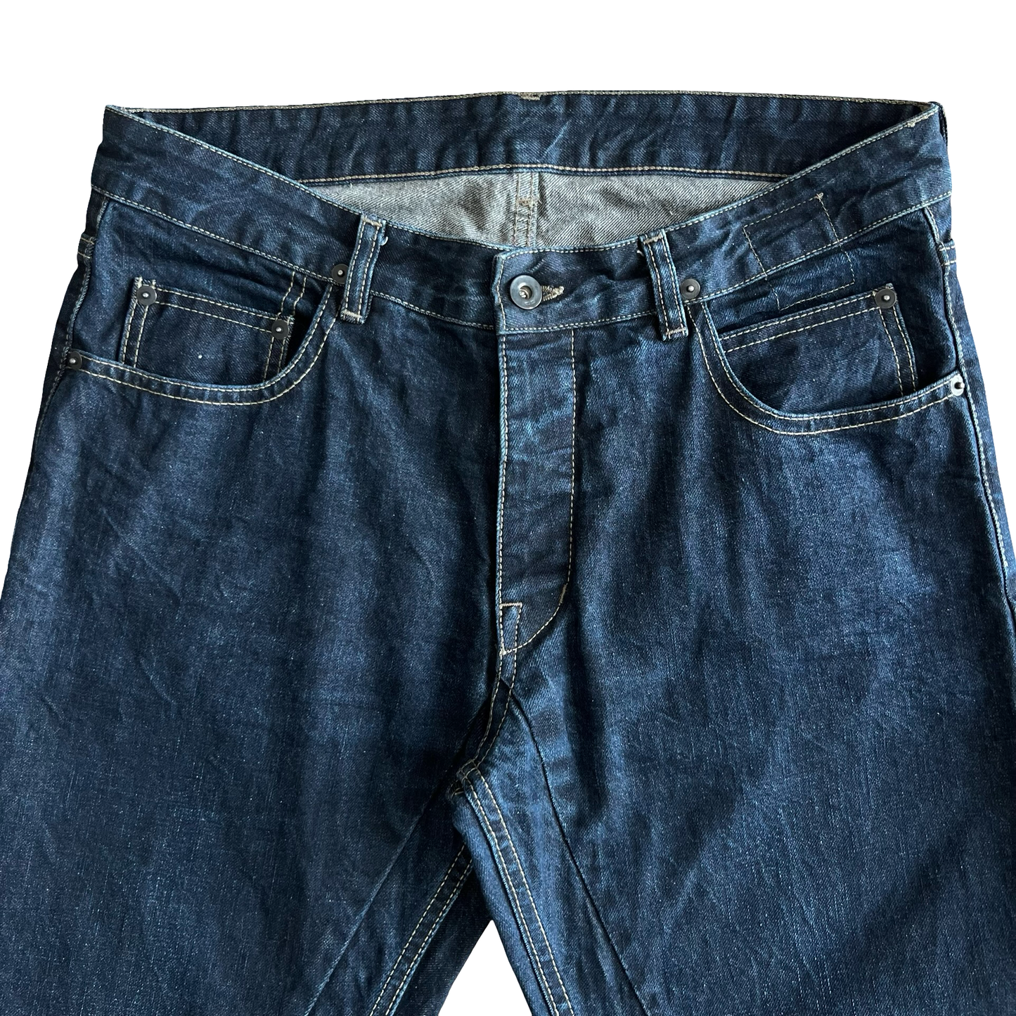 Rick Owens Berlin Cut Indigo Denim SZ 34