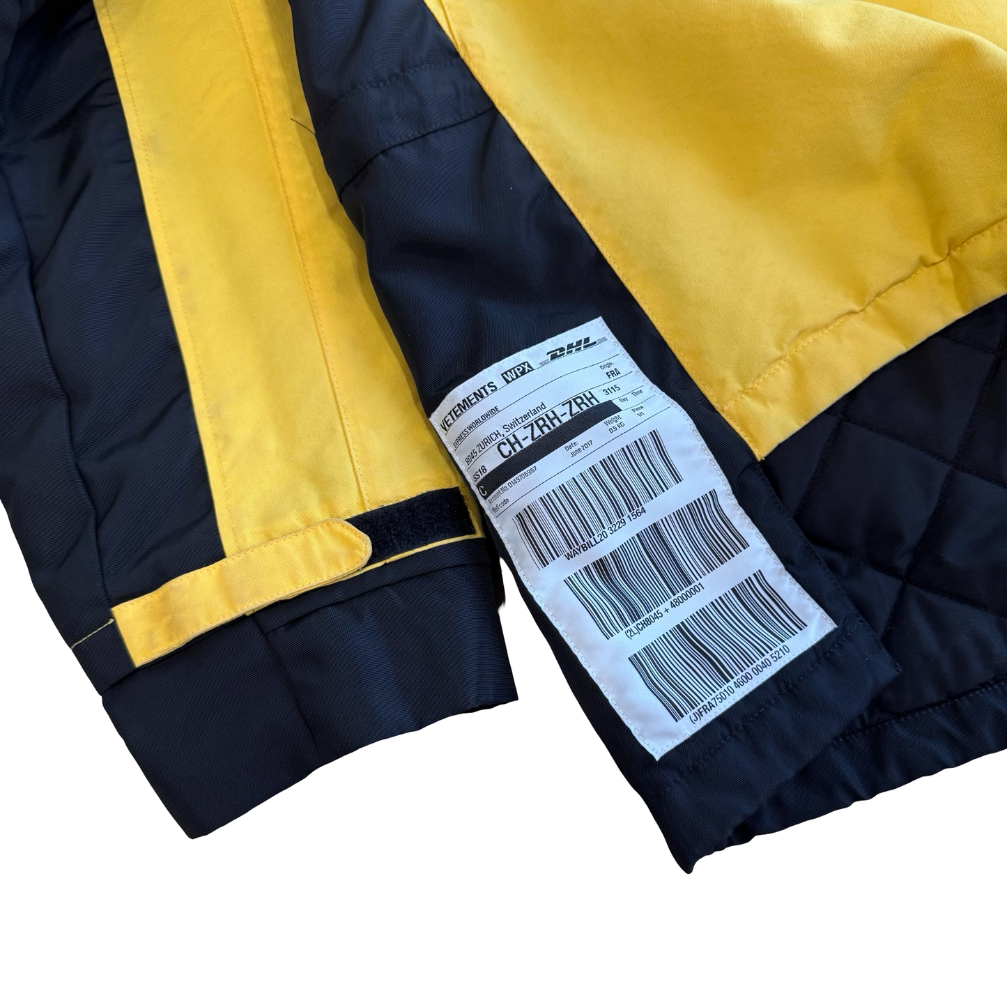 Vetements DHL Parka SZ XS