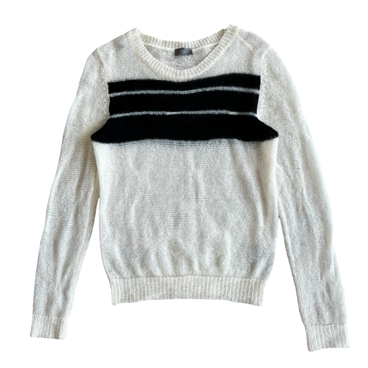 Dior Homme White ‘Navigate’ AW07 Sweater SZ Small