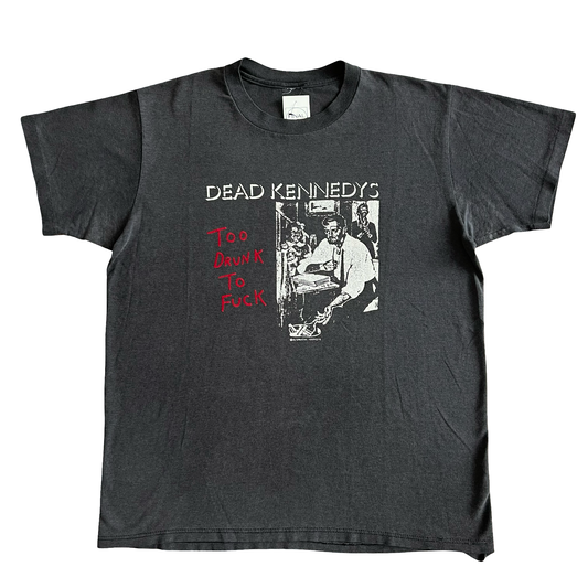 Vintage 80s Dead Kennedys "Too Drunk to Fuck" T-Shirt SZ L