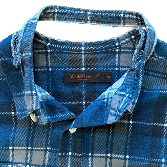 Undercover ‘Scab’ Distressed Flannels Sz Medium