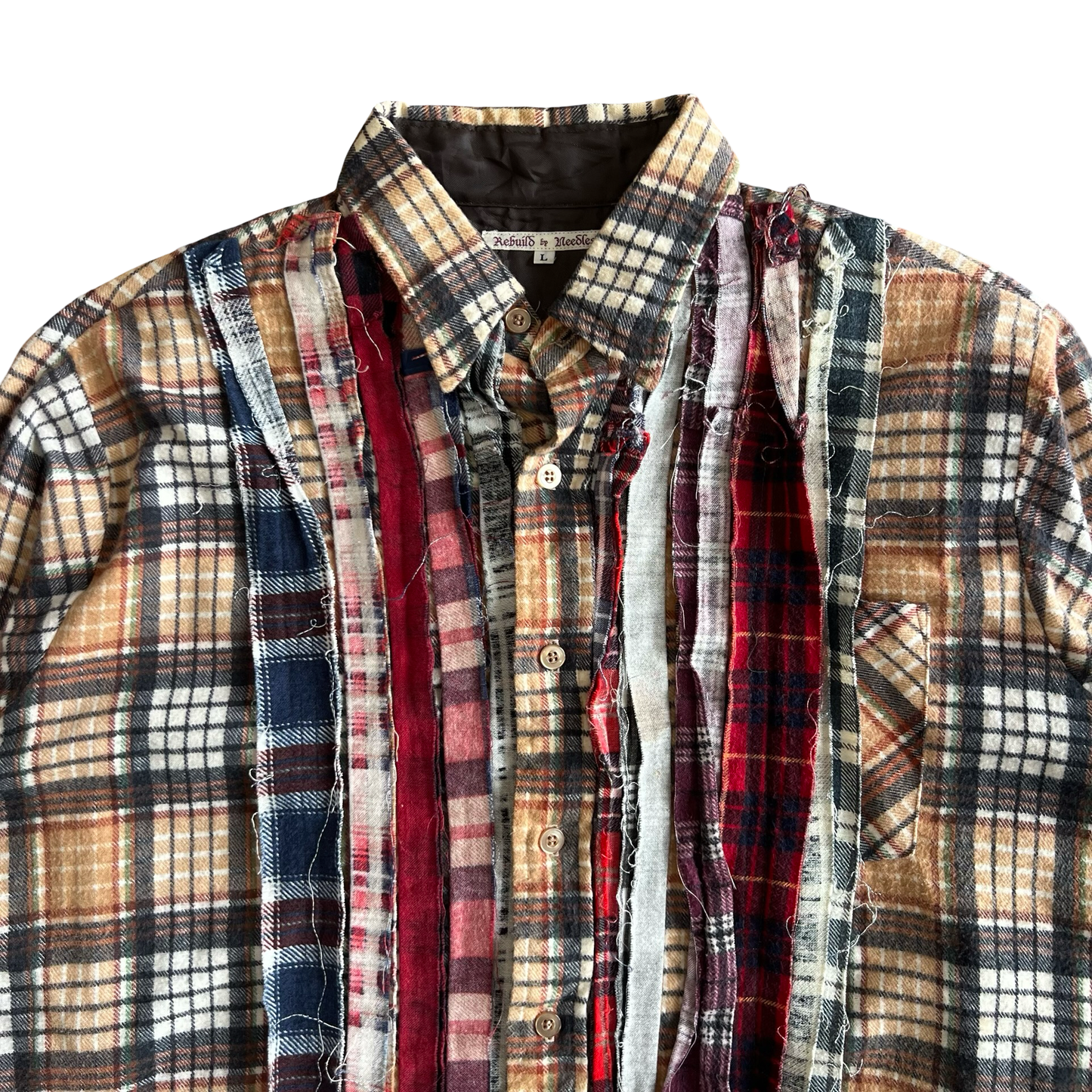 Needles Ribbon Flannel SZ L