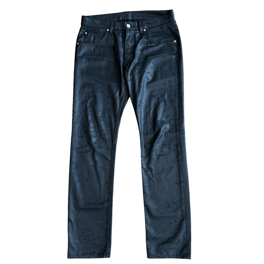 Helmut Lang Black Waxed Denim SZ 30
