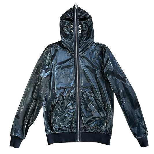 Rick Owens Polyurethane Gimp Hoodie SZ M