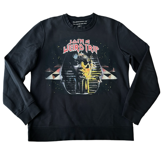 Balenciaga ‘Join A Weird Trip’ Crewneck AW12 Sz L