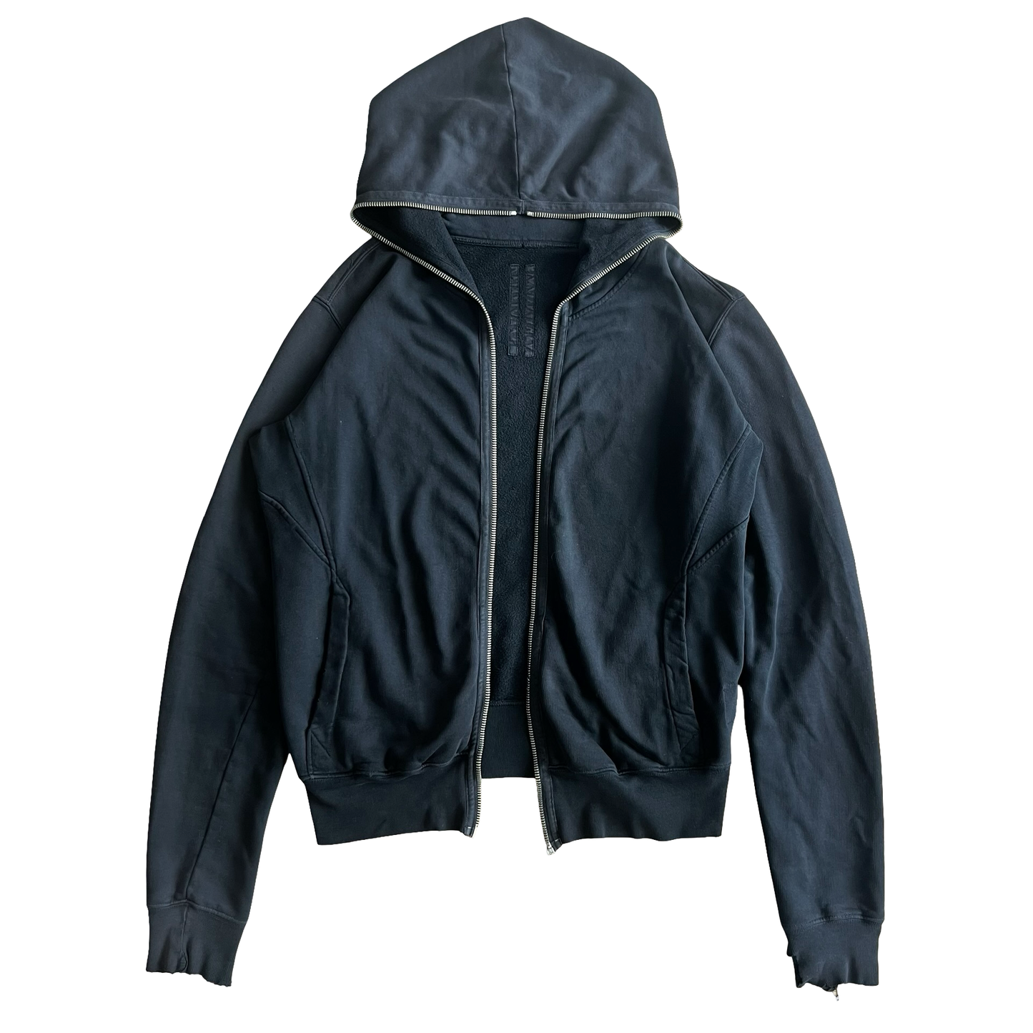 Rick Owens Black Gimp Hoodie SZ XL