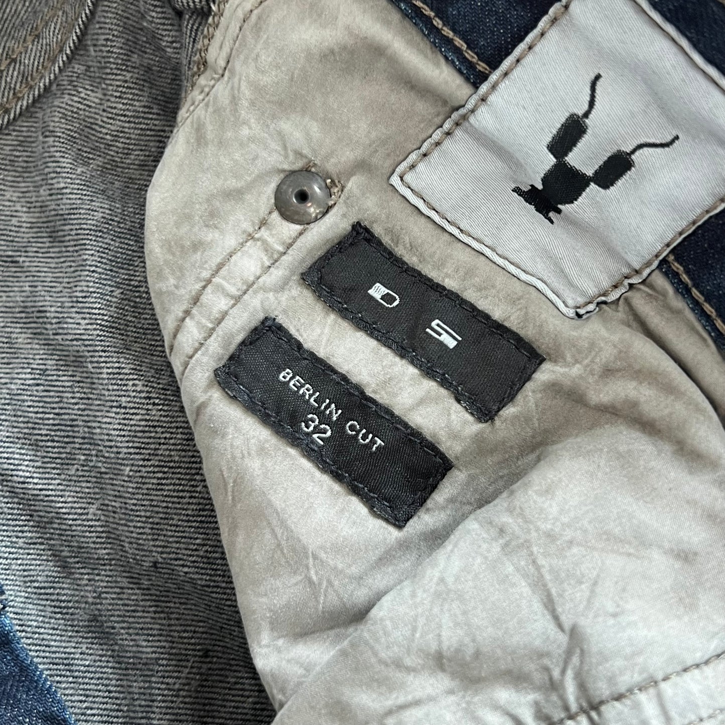 Rick Owens Berlin Cut Indigo Denim SZ 34