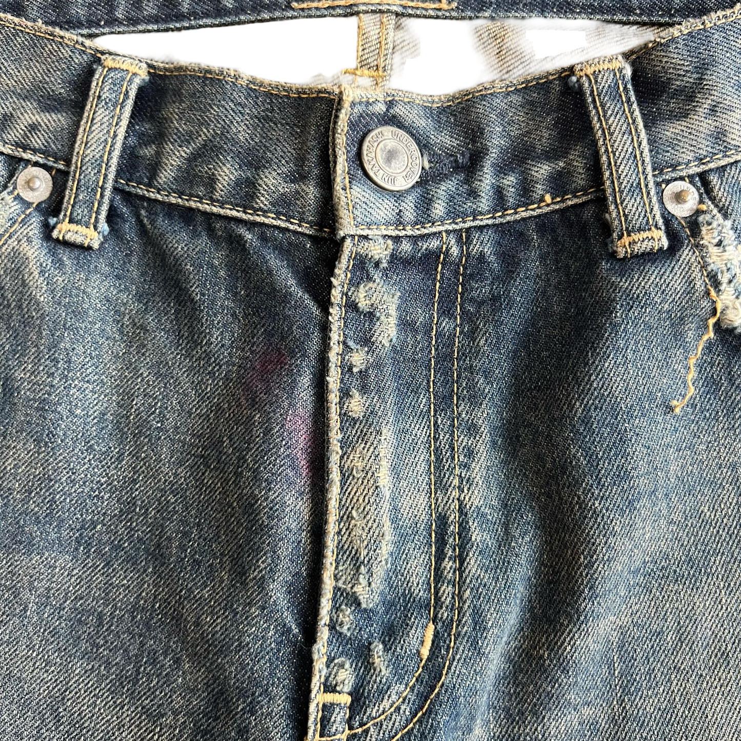 Undercover Green Yarn ‘68’ Denim SZ 4