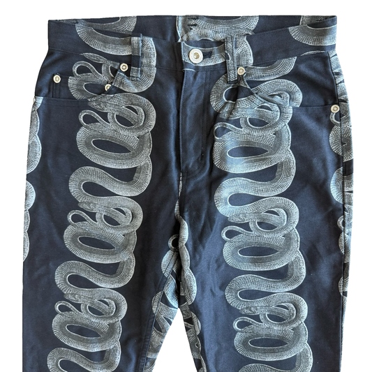 Hysteric Glamour Snake Print Denim SZ