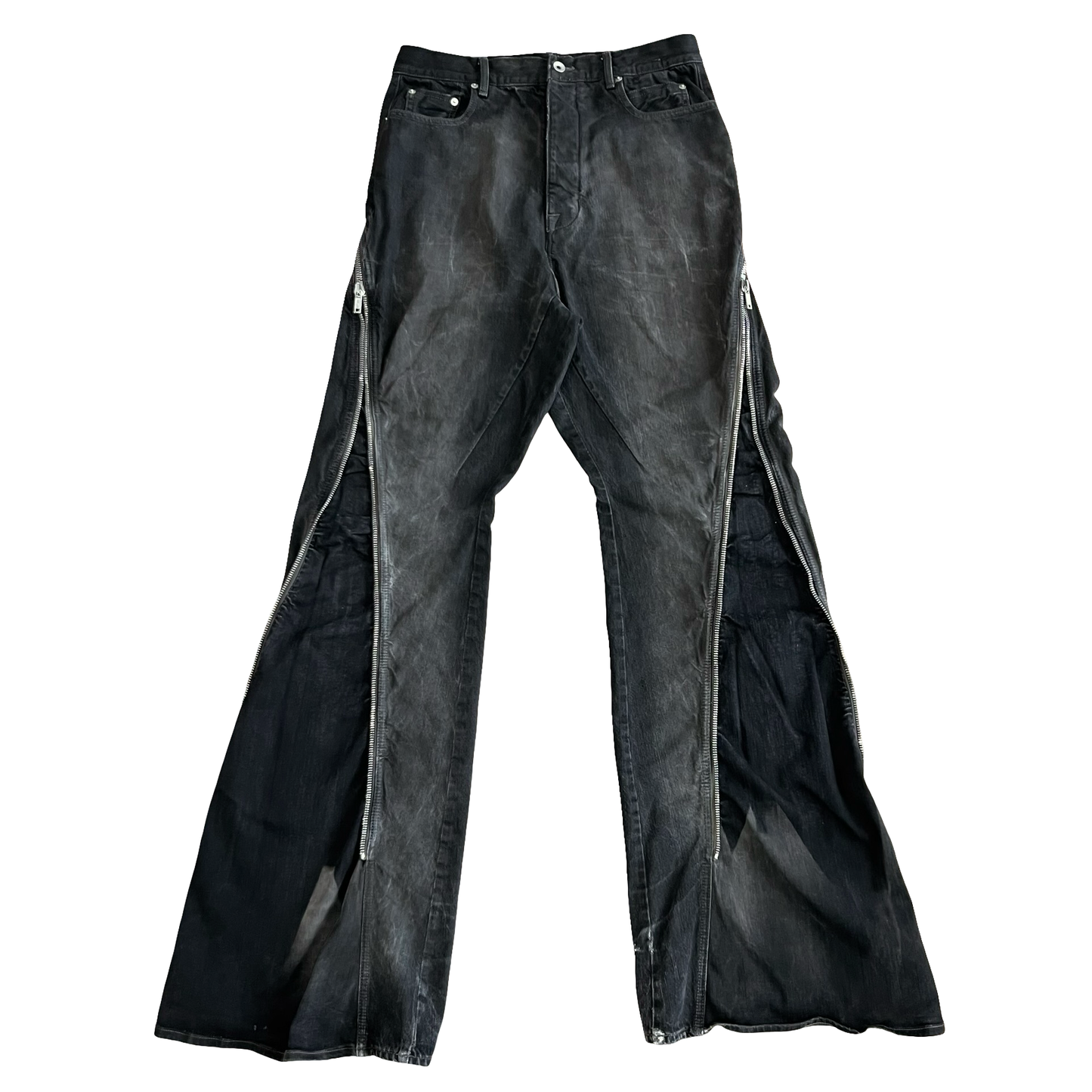 Rick Owens Dark Dust Banana Bolan Denim SZ 33