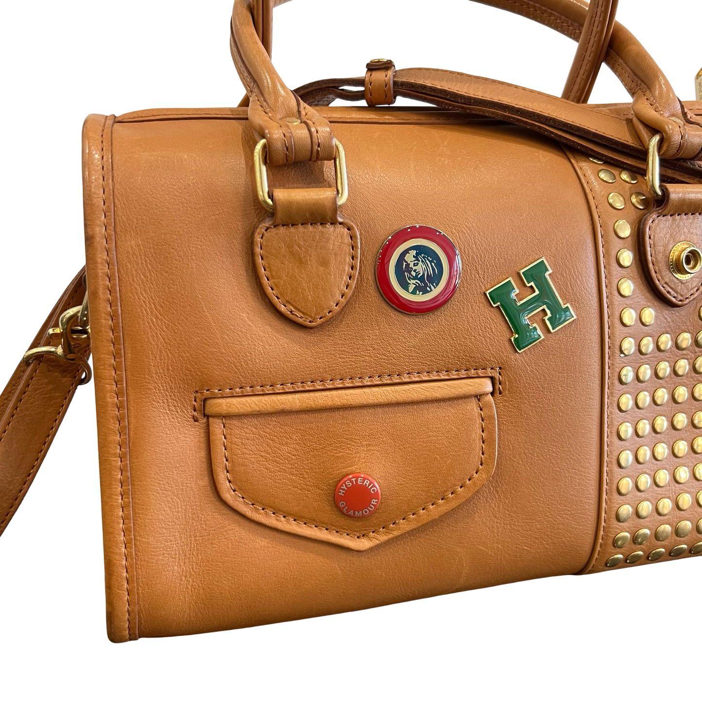 Hysteric Glamour Studded Leather Bag