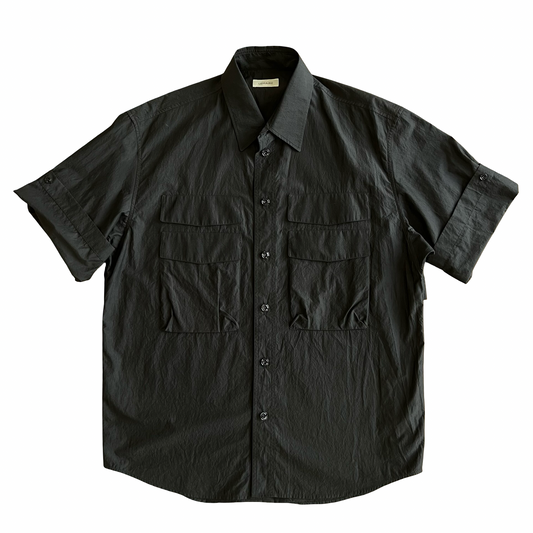 Lemaire Multi Pocket Short Sleeve Button-up SZ S