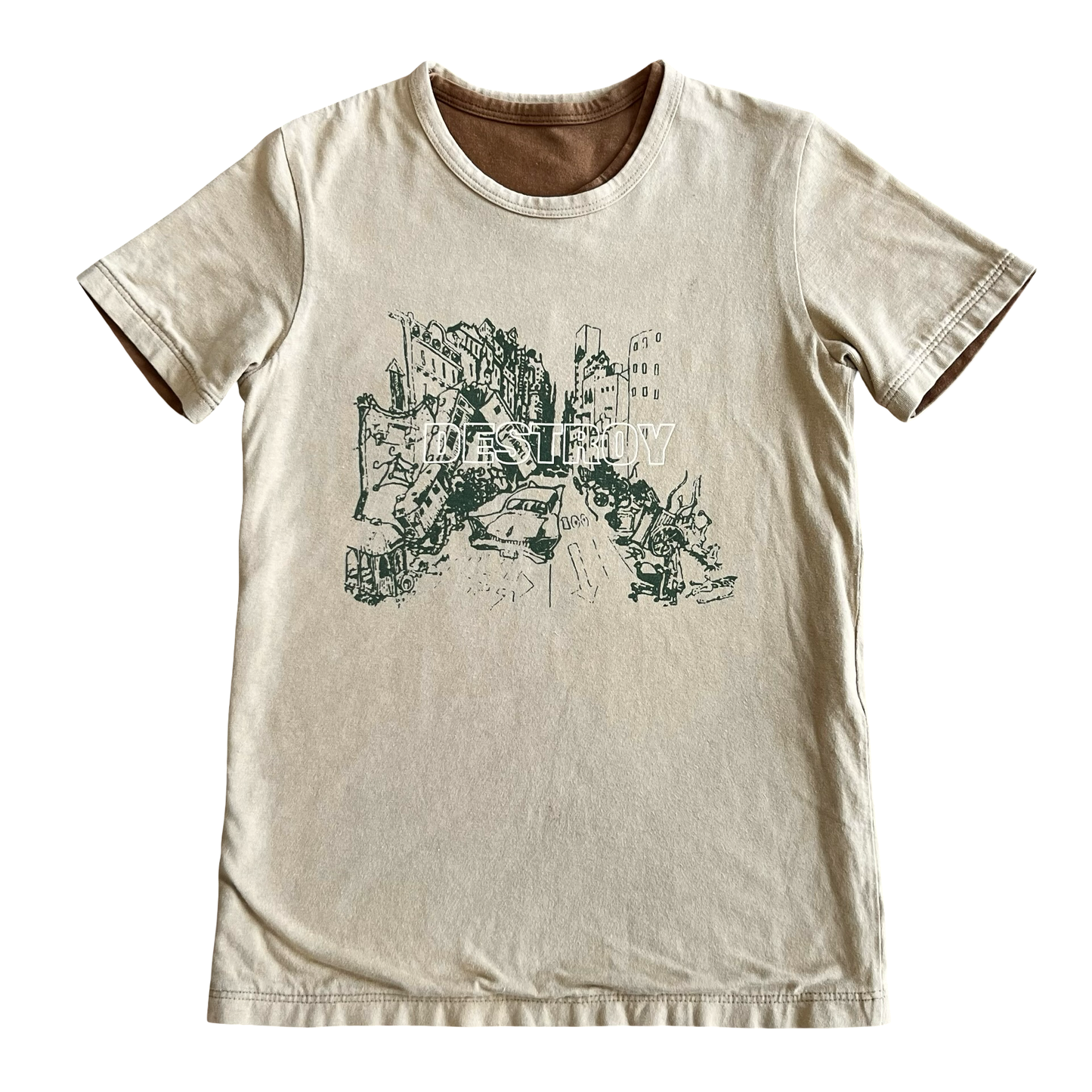 Undercover Build/Destroy Double Layer t-shirt SZ S