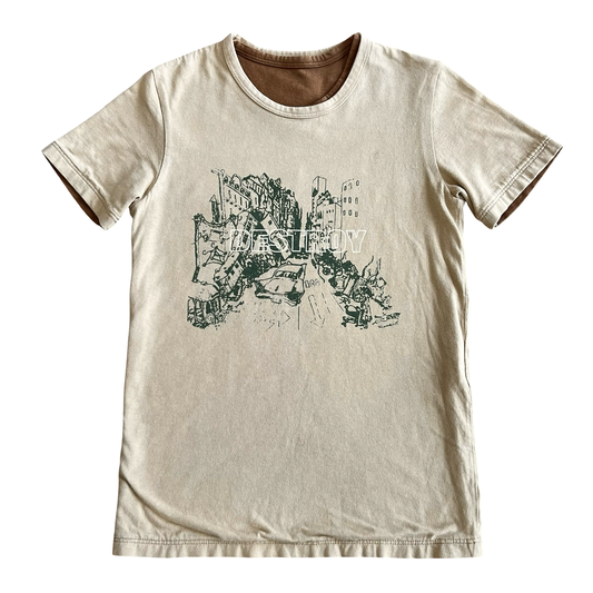 Undercover Build/Destroy Double Layer t-shirt SZ S