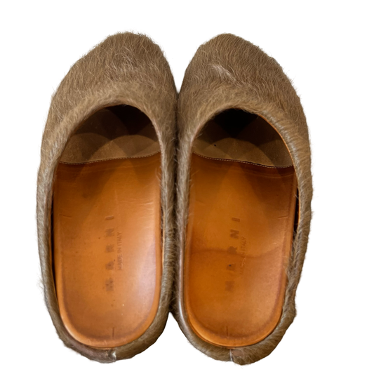 Marni Fussbett Saibot Furry Slip-on Sz 41