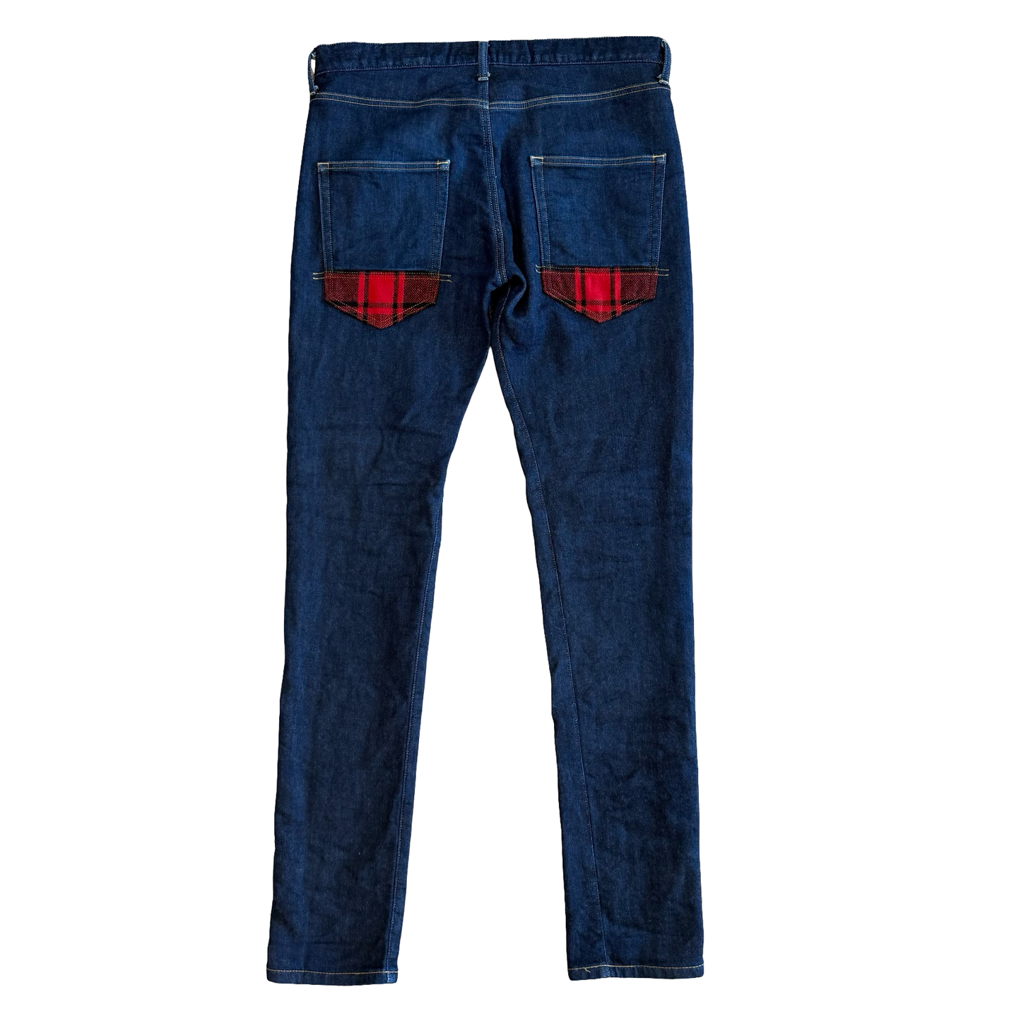 Junya Watanabe Plaid Pocket Detail Denim AW17 SZ Large