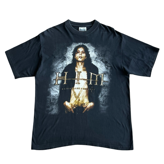 Vintage HIM Razor blade Romance Euro T-Shirt SZ XL